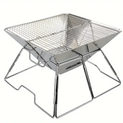 398120ad-17ad-44b1-9fdc-5cc68a902775 Portable Stainless Steel Folding Grill