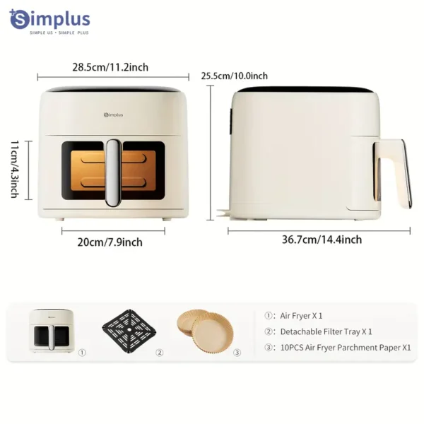 Simplus 6L Large Capacity Air Fryer