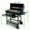 Portable Stainless Steel Folding Charcoal Grill